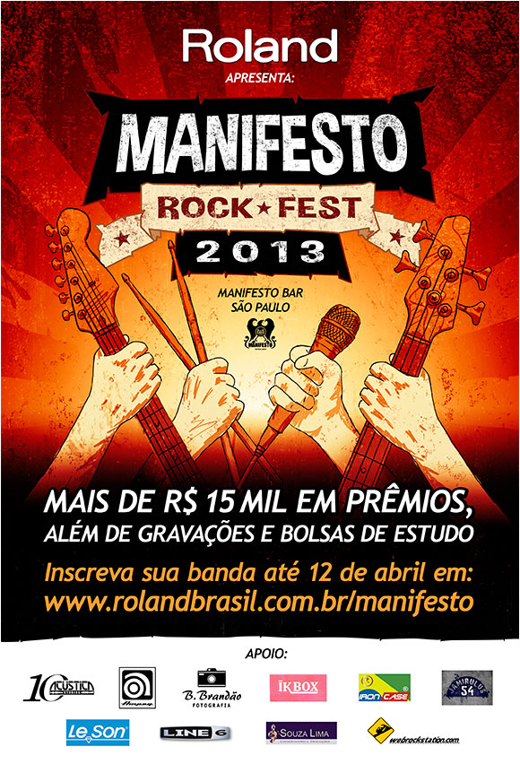 Poster Manifesto Rock Fest 2013